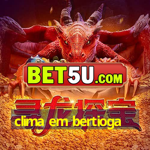 clima em bertioga